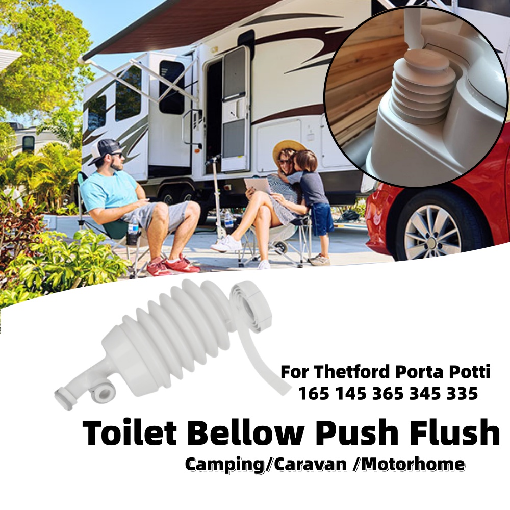 Camping - キャンピングカー用トイレベローズプッシュフラッシュ（テフトフォードポータポッティ165 145 365 345 335対応）キャンピングカーキャラバンモーターホームトイレ修理ツール