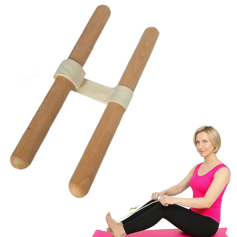 Fitness Equipment - ハムストリングストレッチャー 調節可能なフレックスストラップ 痛み緩和用 ヨガ 全身ストレッチエクササイズ フィットネス機器キット