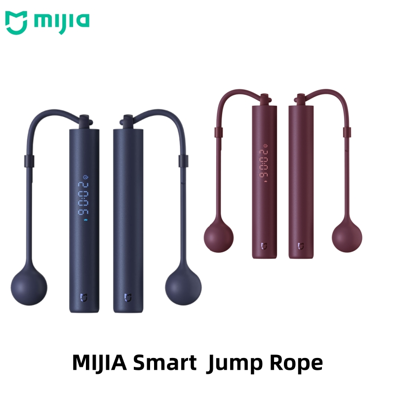 Smart Jump Rope Digital Counter - Mijia スマート縄跳び XMSR-P803 カウンター付きフィットアプリ対応 カロリー計算機能搭載 スポーツフィットネス