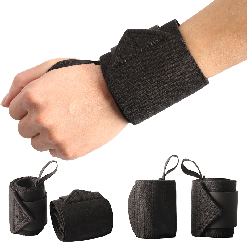 Wrist Wraps Weightlifting Support - パッド入りハードリストラップサポートブレース、ウェイトリフティング、フィットネスジム、クロストレーニング、スポーツ安全用リストストラップ、ブラックリストサポート