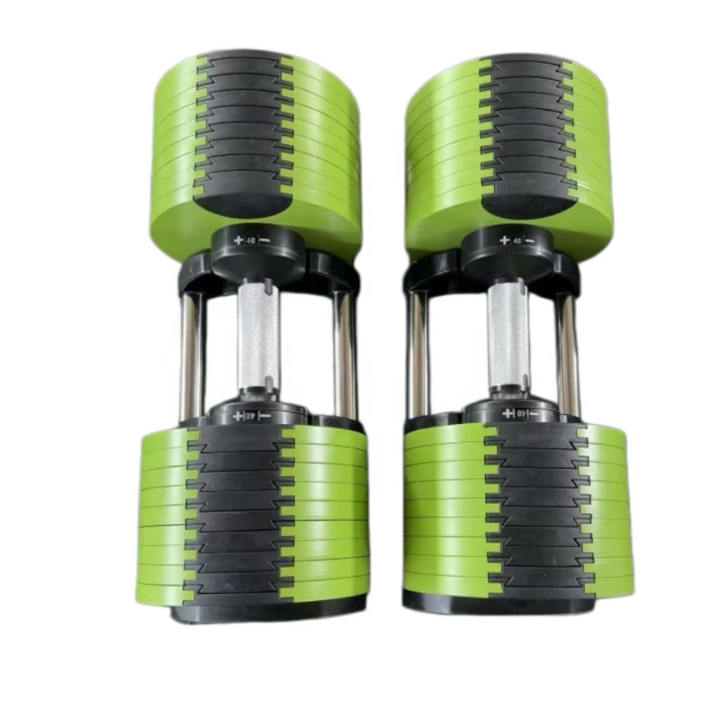 Adjustable Dumbbell Pair 40Kg - ヘビーデューティー業務用調整可能電気メッキダンベルスチールハンドル（ジムフィットネス、ボディビルディング用、カスタムパッケージ対応）