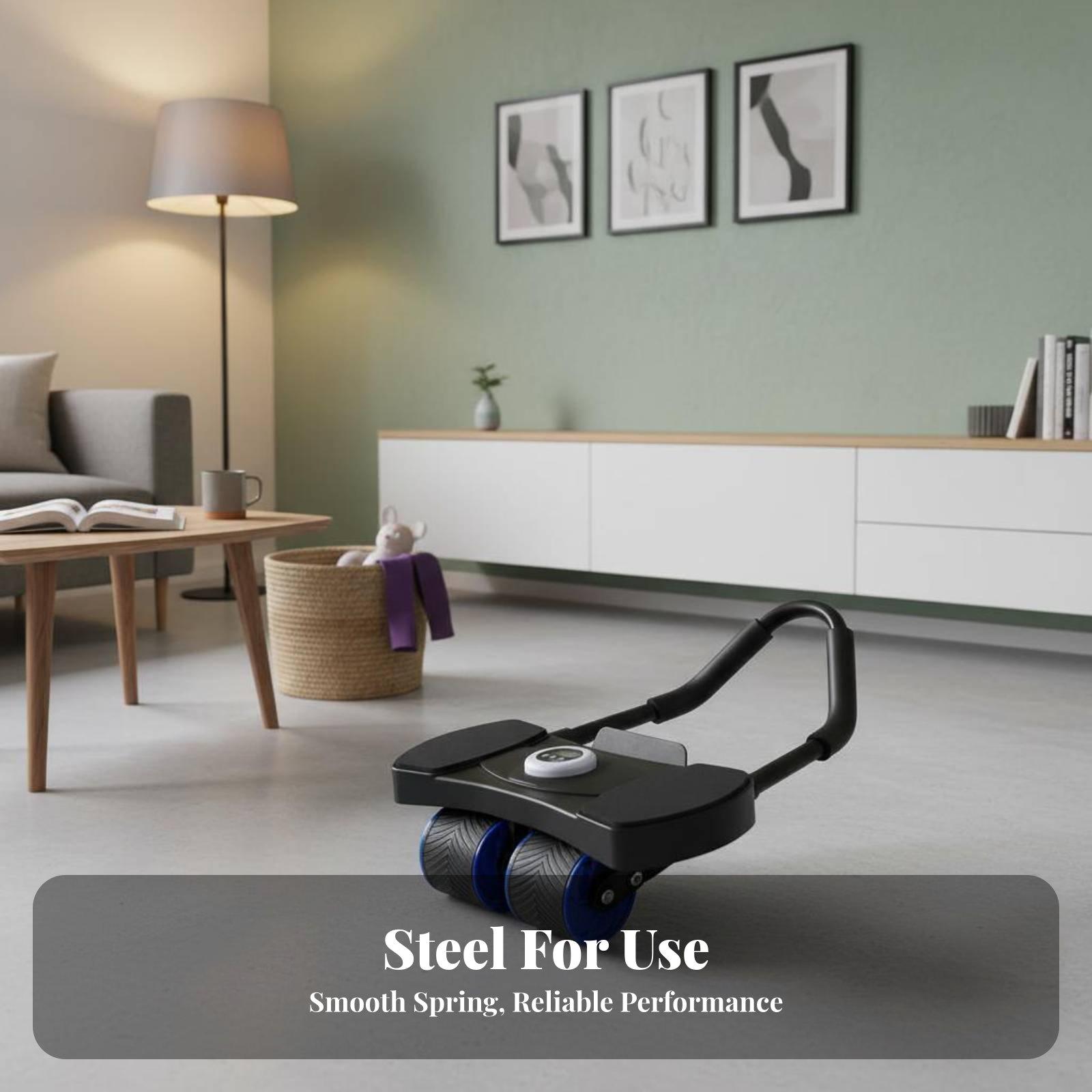 コアエクササイズ器具 腹筋ローラーホイール（肘サポート付き） - Ab Roller Wheel With Elbow Support のレビューと価格