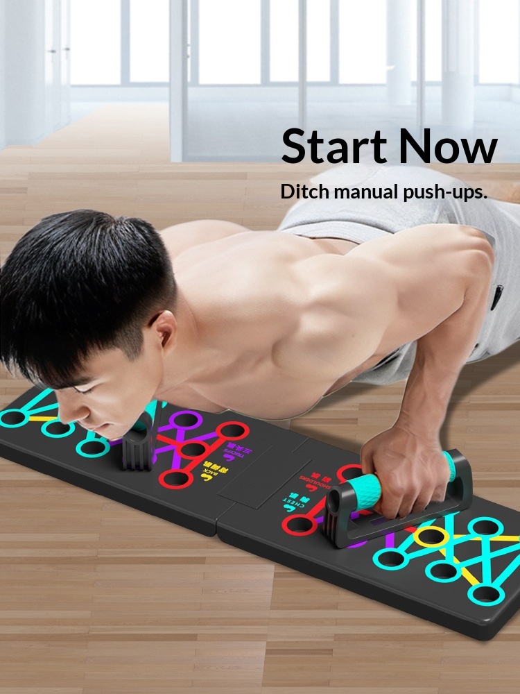 プッシュアップ用トレーニングボードスタンド。折りたたみ不可。 - Push Up Board Foldable Multi Function のレビューと価格