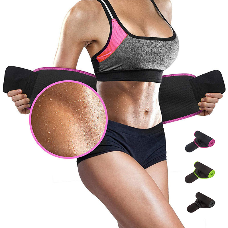 男性と女性のためのウエストトリマーベルト、減量、スウェットバ - Sweat Waist Trainer Belt Neoprene のレビューと価格