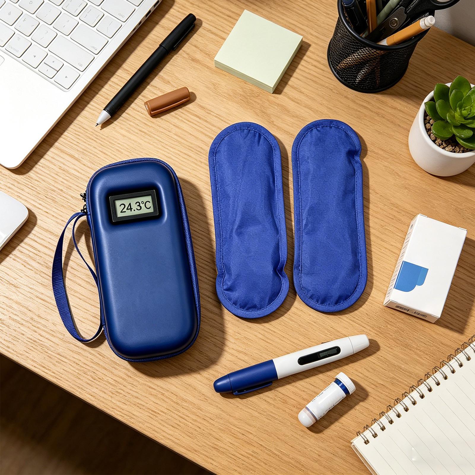 温度表示付きクーラートラベルケース 防水収納バッグ 断熱クー - Camping のレビューと価格