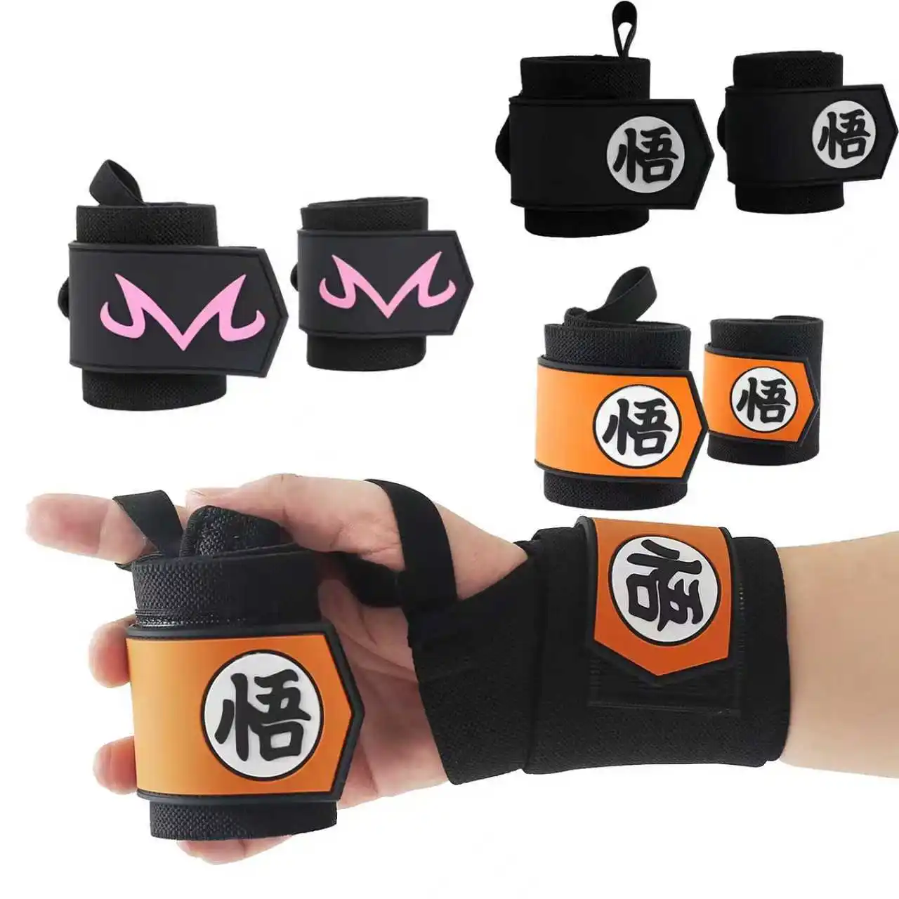 1組 ジムスポーツ ウェイトリフティング リストラップ リス - Wrist Wraps Weightlifting Support のレビューと価格