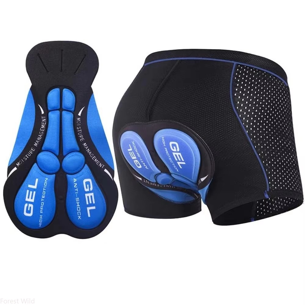 5D ゲルパッド耐衝撃通気性サイクリング下着ショーツ男性用  - Padded Cycling Shorts 5D Gel のレビューと価格