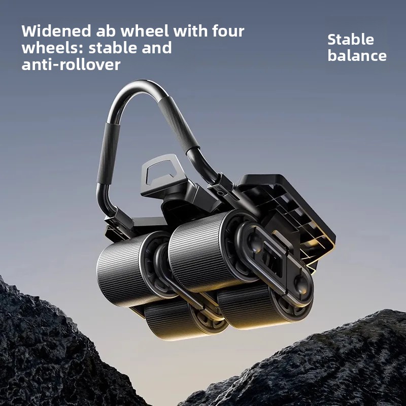 自動リバウンド機能付き4輪アブローラー、肘サポート付き、初心 - Ab Roller Wheel With Elbow Support のレビューと価格