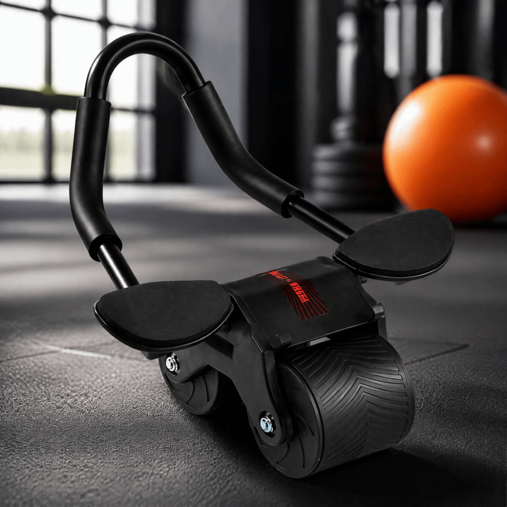 自動リバウンド腹筋ローラーホイール、膝マット、肘サポート、2 - Ab Roller Wheel With Elbow Support のレビューと価格