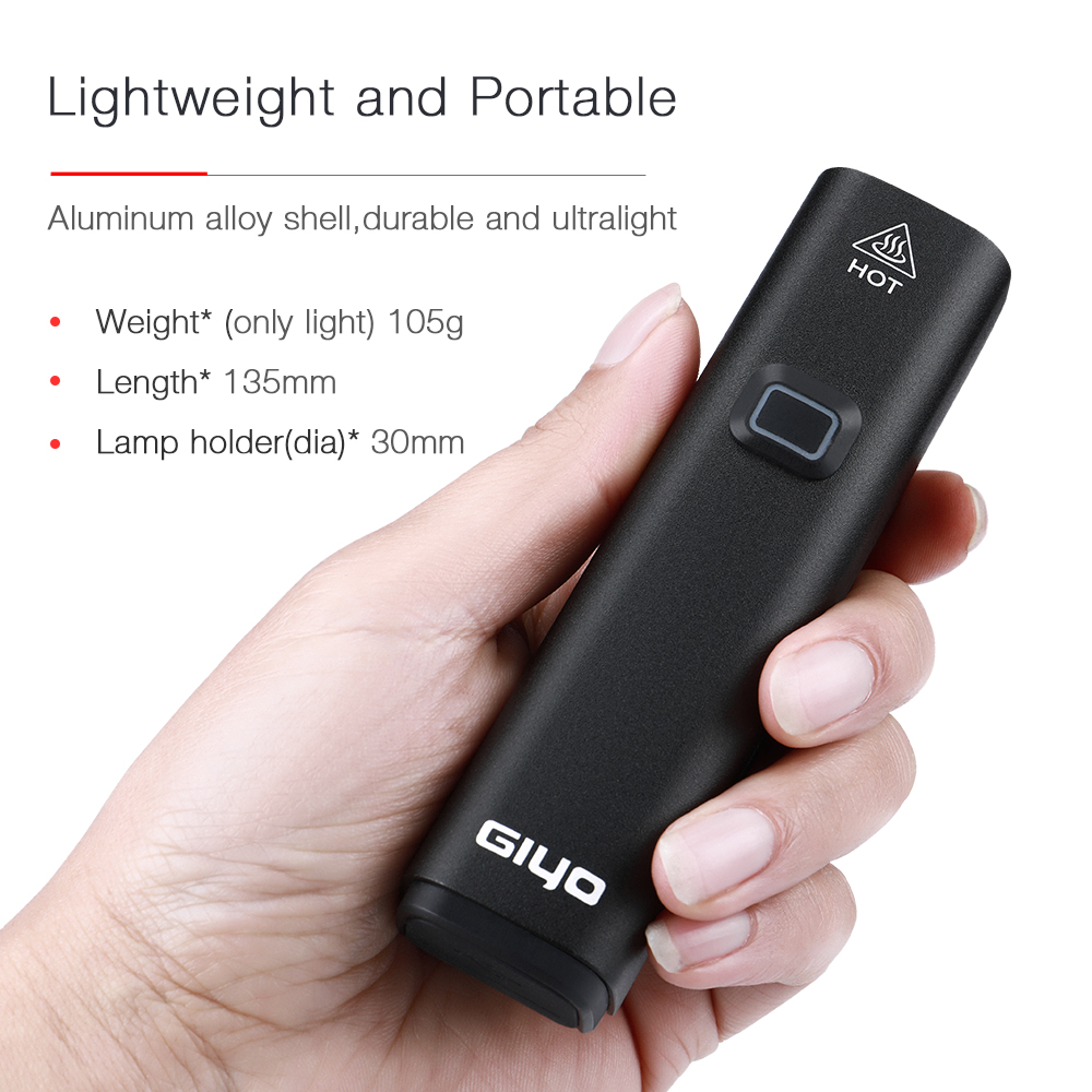 GIYO 1000 ルーメン自転車ライト USB 充電式 4 - Rechargeable Bicycle Headlight 1000 Lumen のレビューと価格