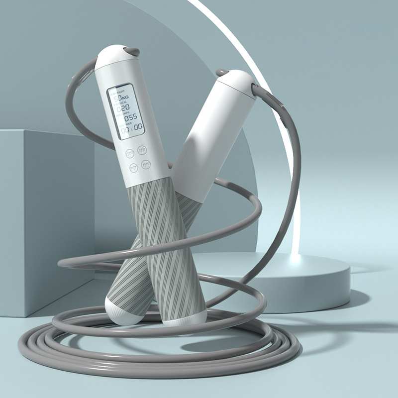 オリジナルロゴ入り、プロ仕様のスマート縄跳び。速度計測機能付 - Smart Jump Rope Digital Counter のレビューと価格