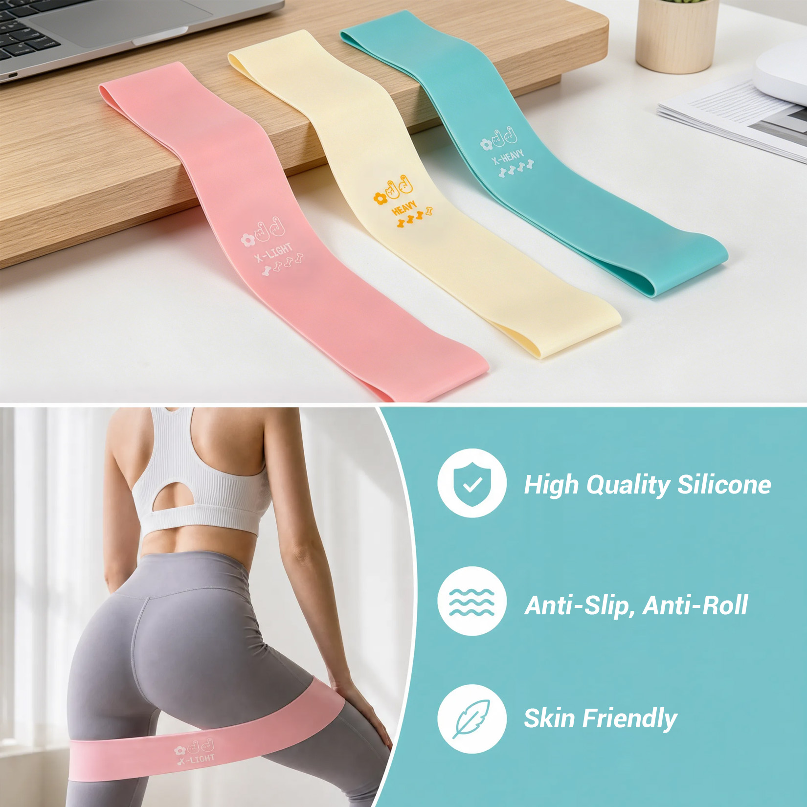 ピラティス トレーニングセット、6-in-1 ピラティスリン - Pilates Bar Kit With Resistance Bands のレビューと価格