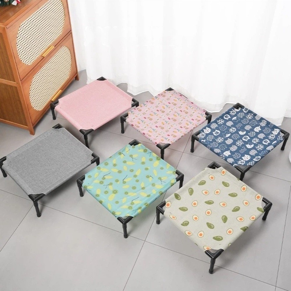 快適な取り外し可能な猫用高床ベッド、洗えるオックスフォード生 - Camping のレビューと価格